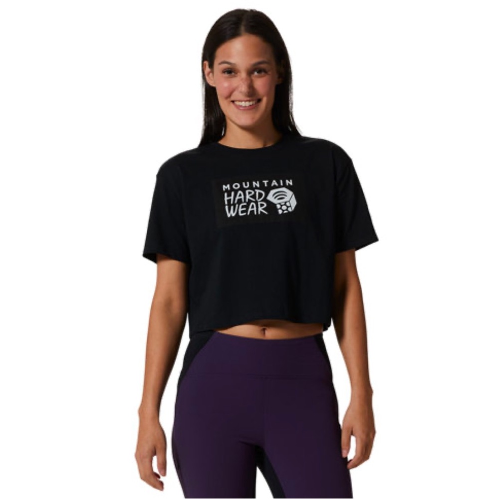 Mountain Hardwear MHW Logo Crop Short Sleeve T-Shirt for Women
